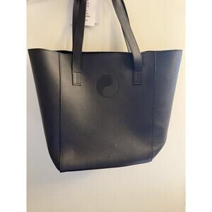 OUR LEGACY x STUSSY WORK SHOP WORK TOTE BLACK LEATHER